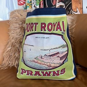 Navy Maggoini Canvas Bag